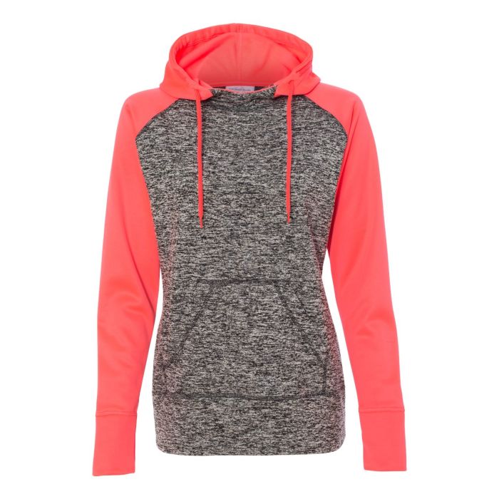 Charcoal Fleck/ Fire Coral
