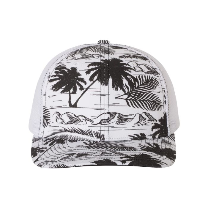 Island Print Black/ White