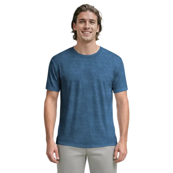 Blue Triblend Tee