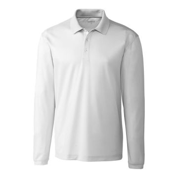 Undecorated MQK00077 Clique L/S Spin Pique Polo