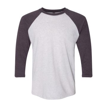 Vintage Purple Sleeves/ Heather White Body