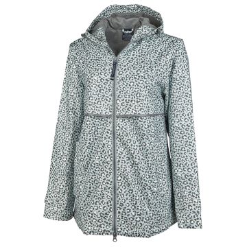 Grey Snow Leopard Print