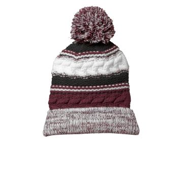 Maroon/ Black/ White
