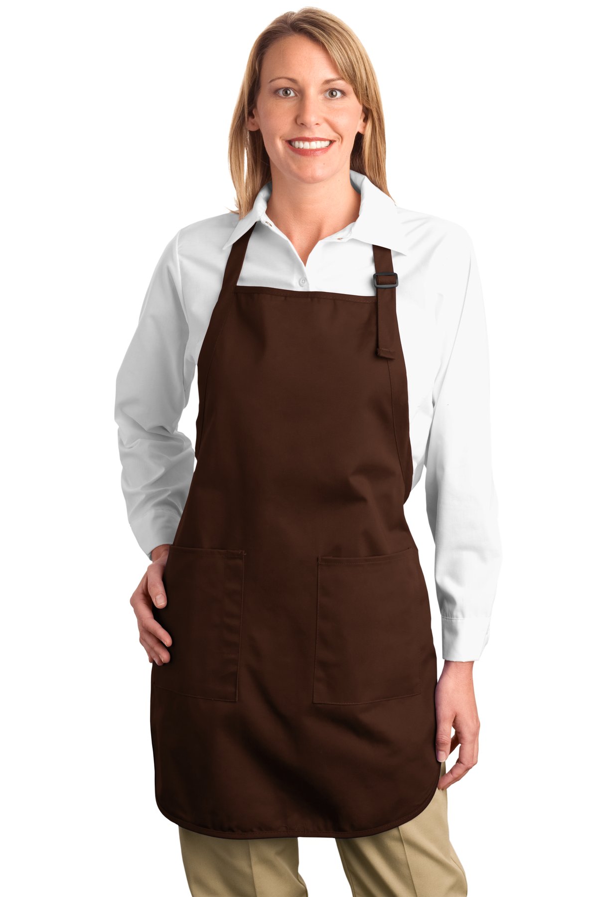 Port Authority A510 Medium Length Apron with Pouch Pockets 
